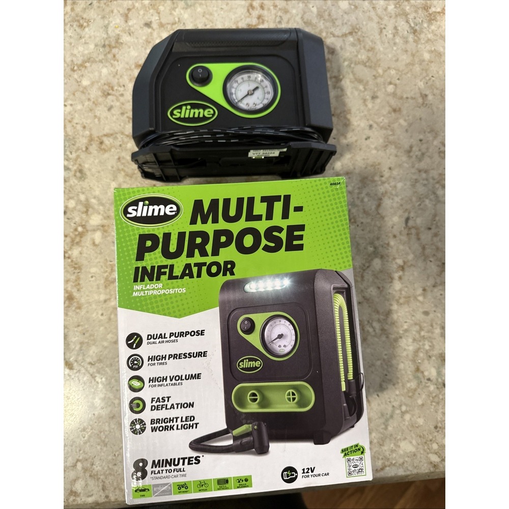 Slime Multi-Purpose 12V Dual Raft Pump/Tire Inflator PARTS - Picture 8 of 8